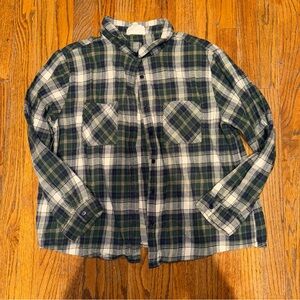 Dress Up Plaid Button-Up Shirt